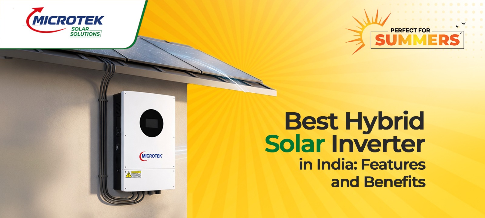 Best Hybrid Solar Inverter in India: Features & Benefits