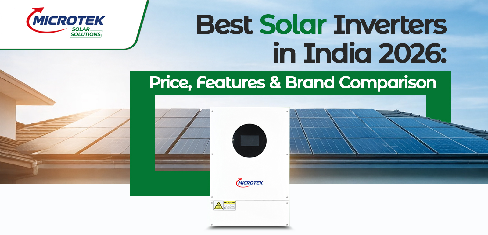 Best Solar Inverters in India 2026: Price, Features & Brand Comparison