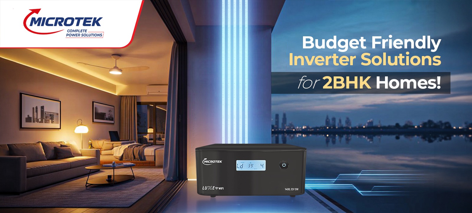 Budget Friendly Inverter Solutions for 2BHK Homes 