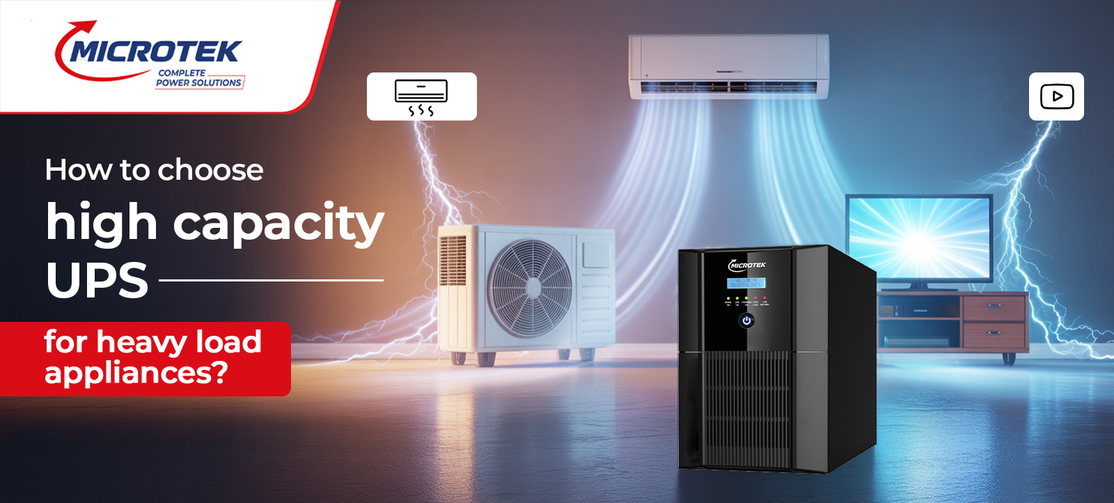 How to Choose a High-Capacity UPS for Heavy Load Appliances 