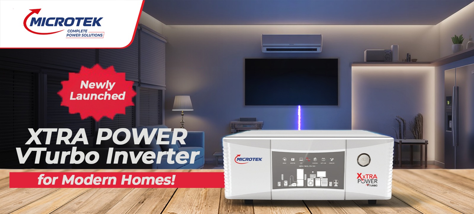 Newly Launched XTRA POWER VTurbo Inverter for Modern Homes