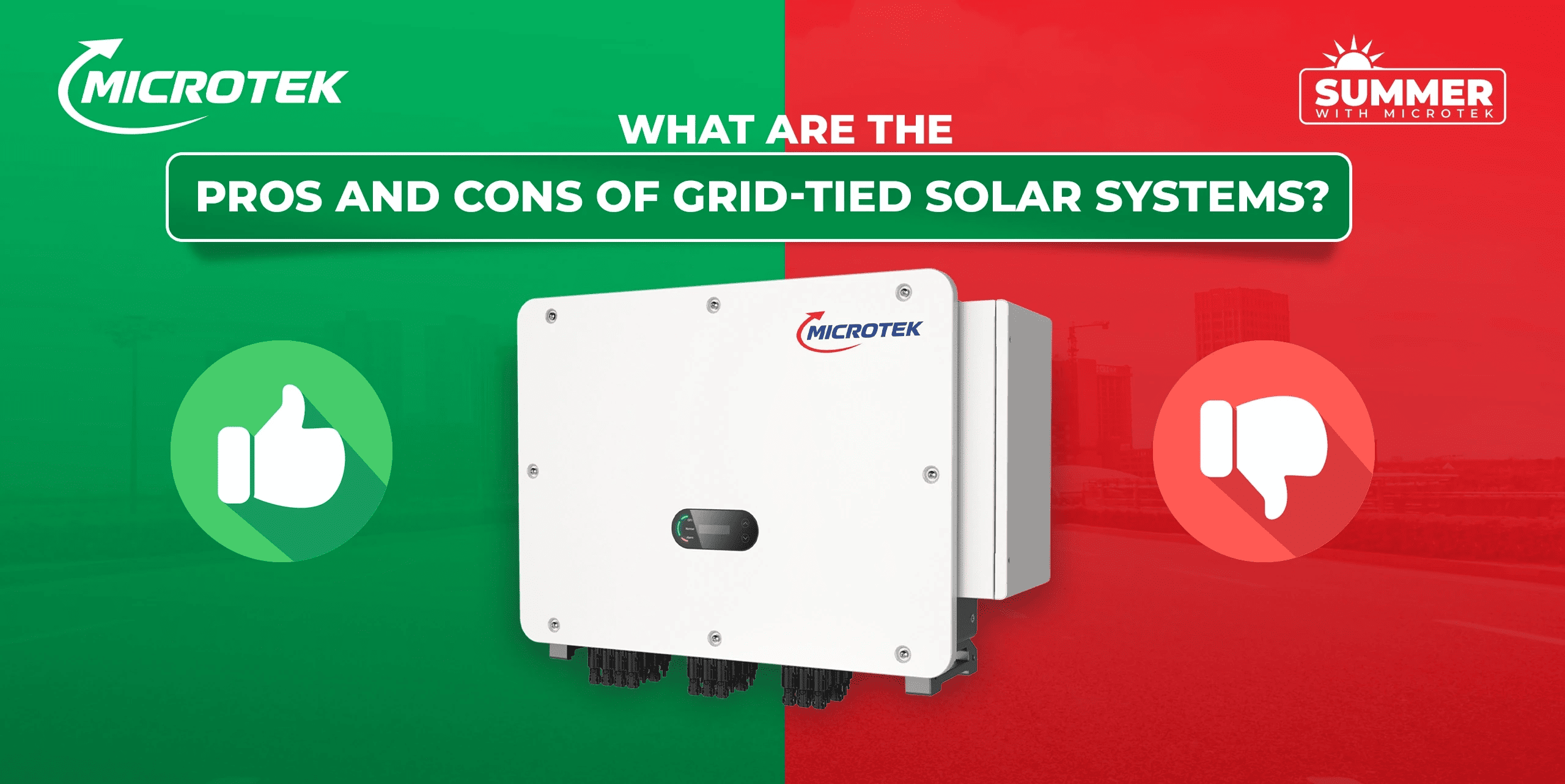 What Are The Pros And Cons Of Grid-Tied  Solar Systems?