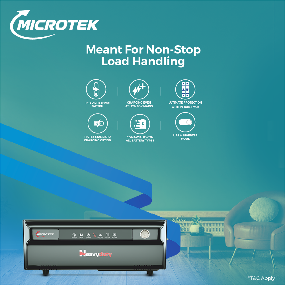 HEAVY DUTY UPS 1550-vTURBO 12V Digital Wave (1250VA), with M2003624TT 200AH/12V) | Inverter with Battery Combo