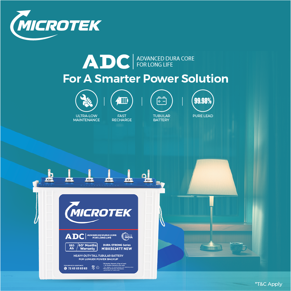 HEAVY DUTY UPS 1750-vTURBO 12V Pure Sine Wave (1500VA), with M1803624TT 180AH/12V) | Inverter with Battery Combo