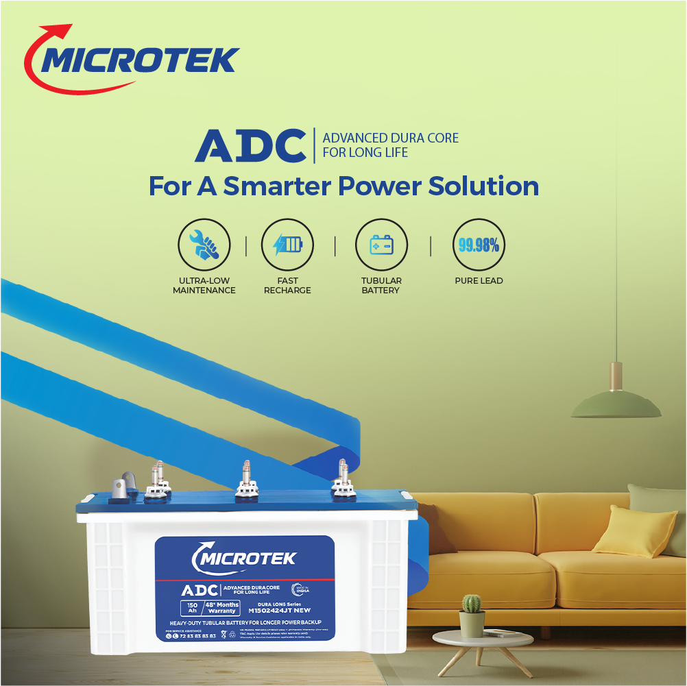 Energy Saver NEW 1025 (900VA/12V Digital Wave) Inverter with M1502424JT 150Ah/12V Battery Combo