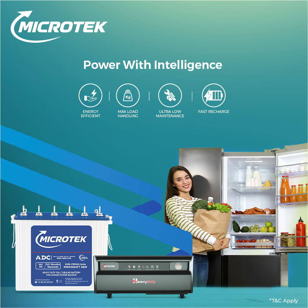 HEAVY DUTY UPS 1550-vTURBO 12V Pure Sine Wave (1250VA), with M1603624TT 160AH/12V) | Inverter with Battery Combo