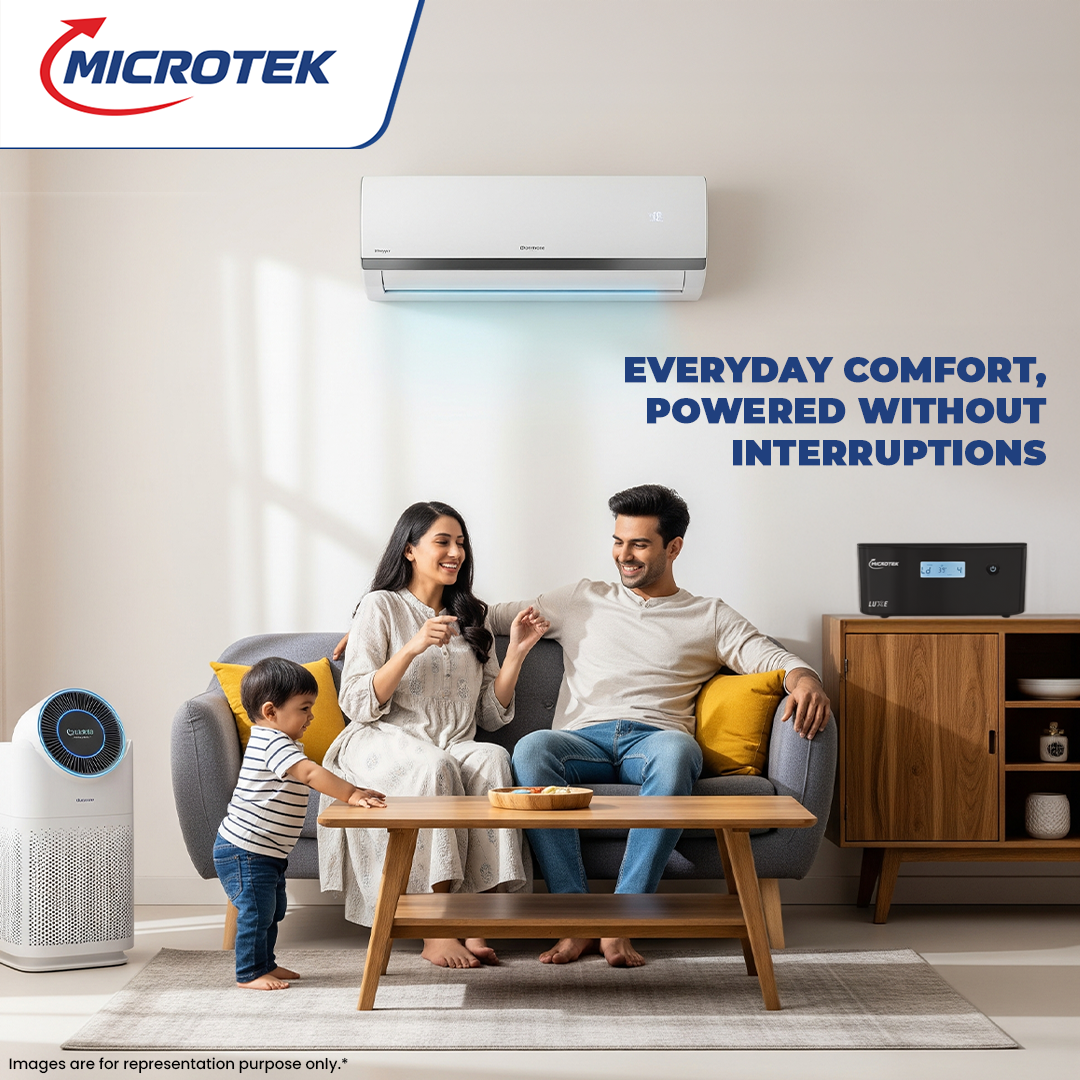 Microtek LUXE NEW 1200 12V Pure Sine Wave Inverter 950VA/760Watt