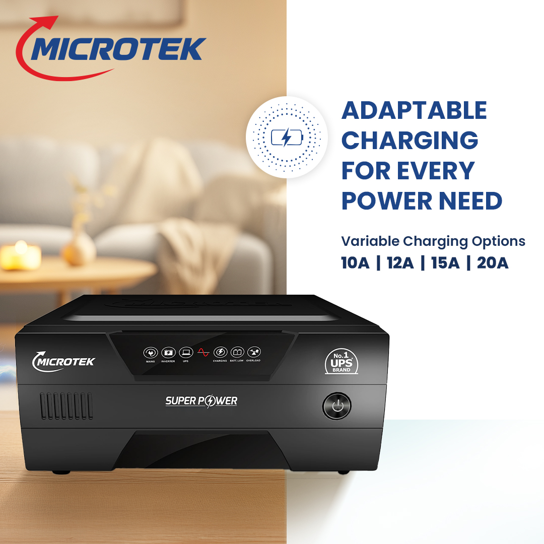 Microtek SUPER POWER NEW 900 12V Pure Sine Wave Inverter 800VA/675Watt