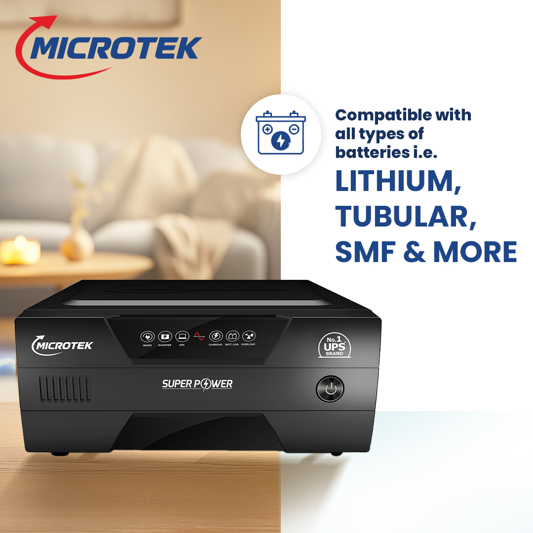 Microtek SUPER POWER NEW 1700 24V Pure Digital Wave Inverter 1600VA/1275Watt
