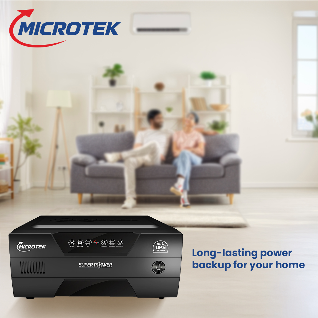 Microtek SUPER POWER NEW 1100 12V Pure Digital Wave Inverter 950VA/180Watt