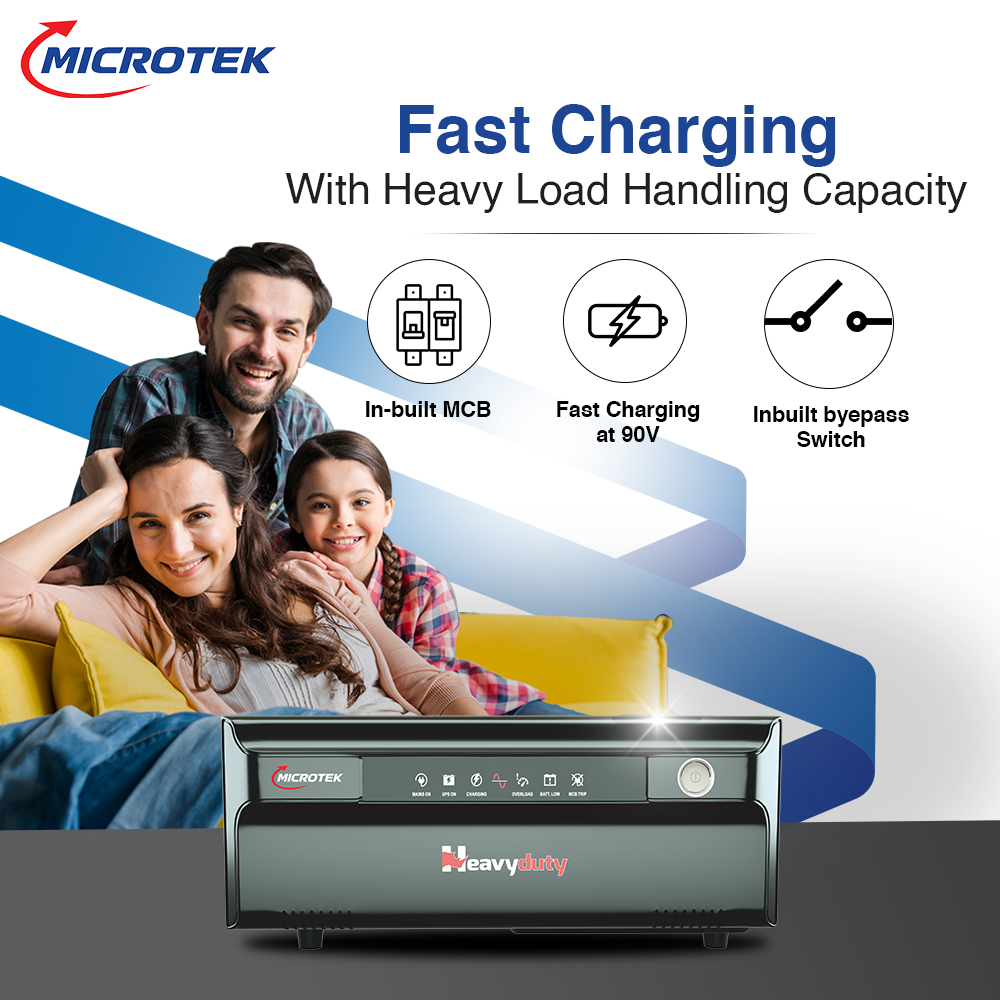 HEAVY DUTY UPS 1550-vTURBO 12V Advanced Digital Wave-1250 VA