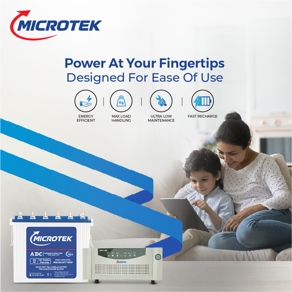 SUPER POWER UPS 900 12V Pure Sign Wave (800VA), with M1502424JT 150AH/12V Inverter & Battery Combo