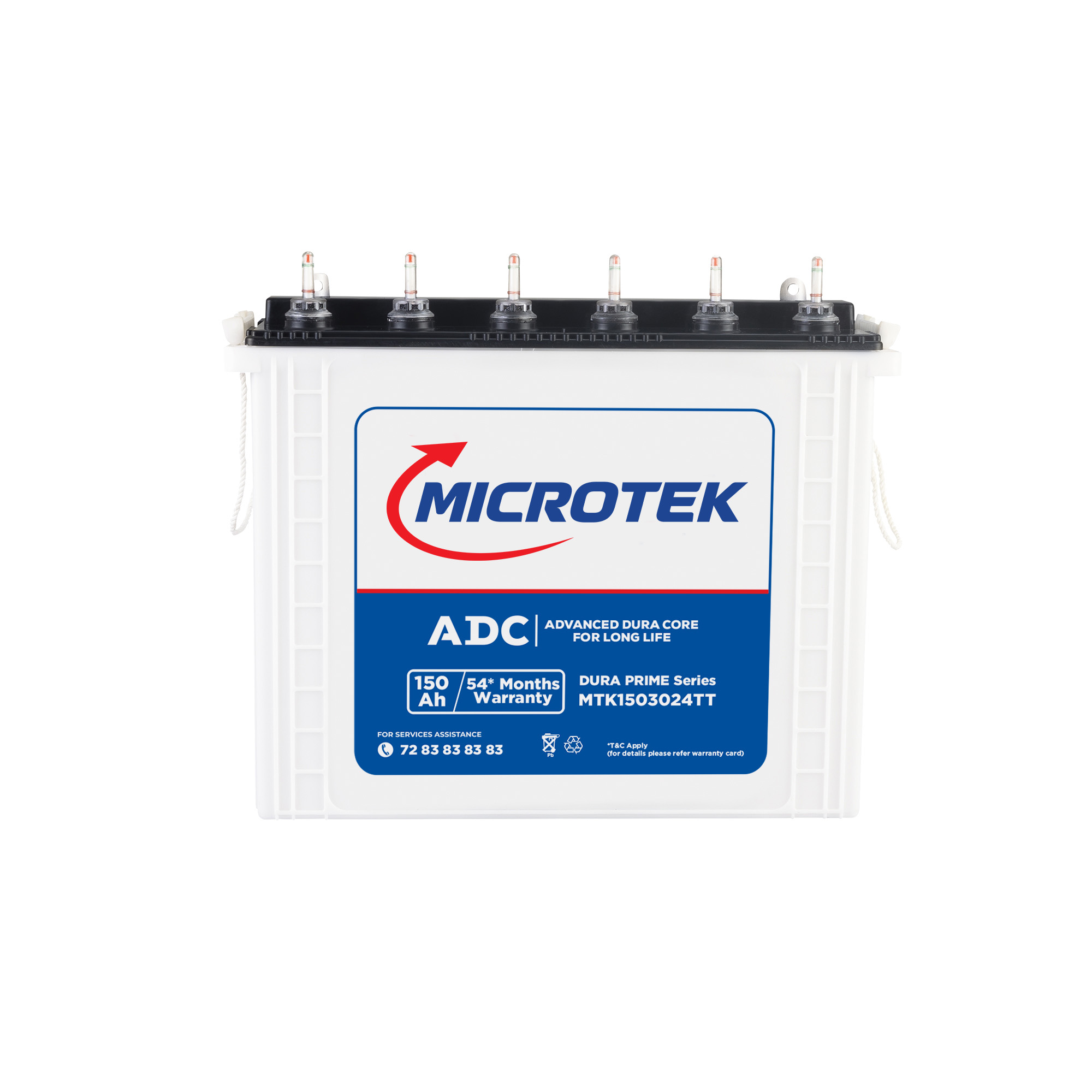 Buy Dura Strong 150AH 12V Inverter Battery | Microtek