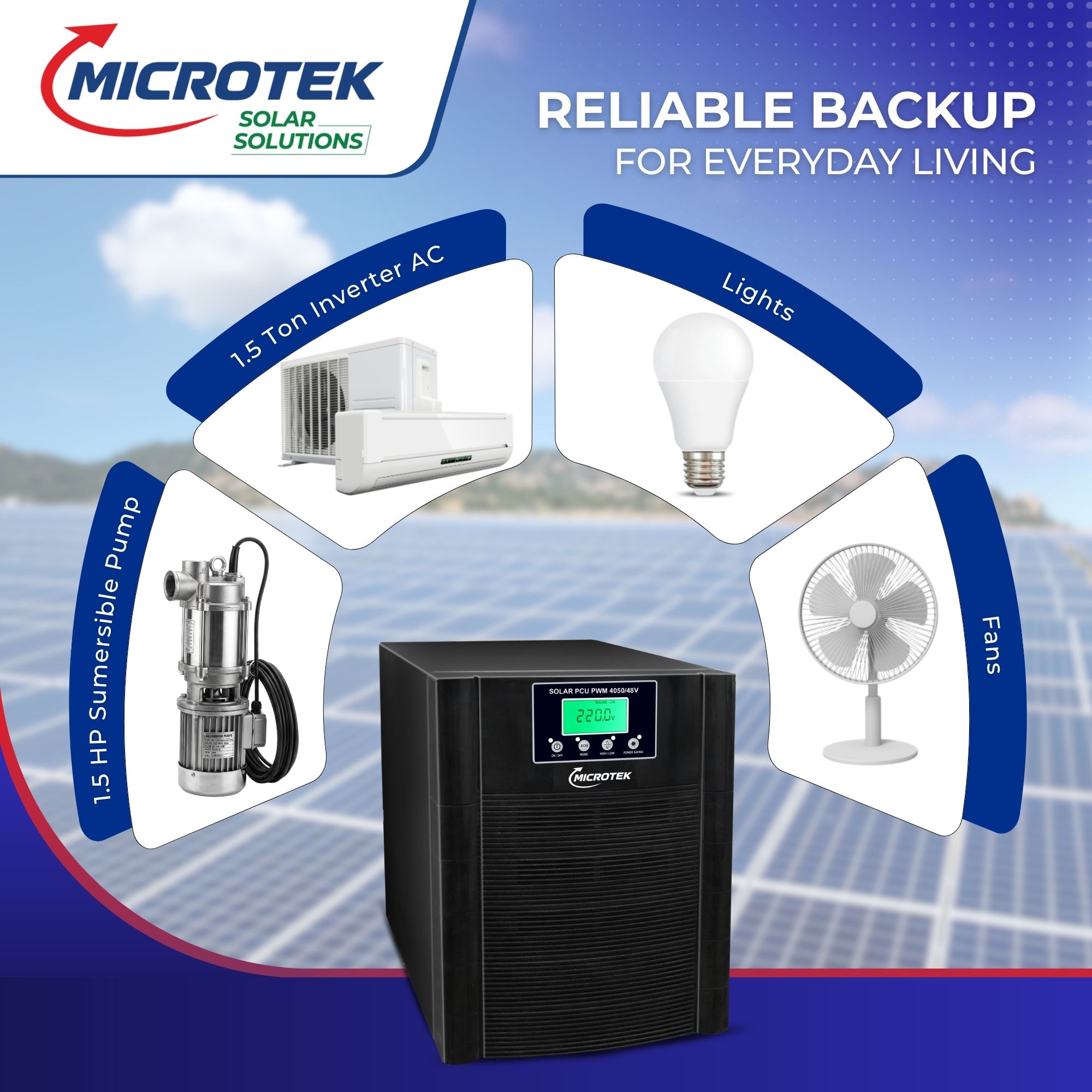 PWM SOLAR PCU 4050/48V - (3500VA/48V)