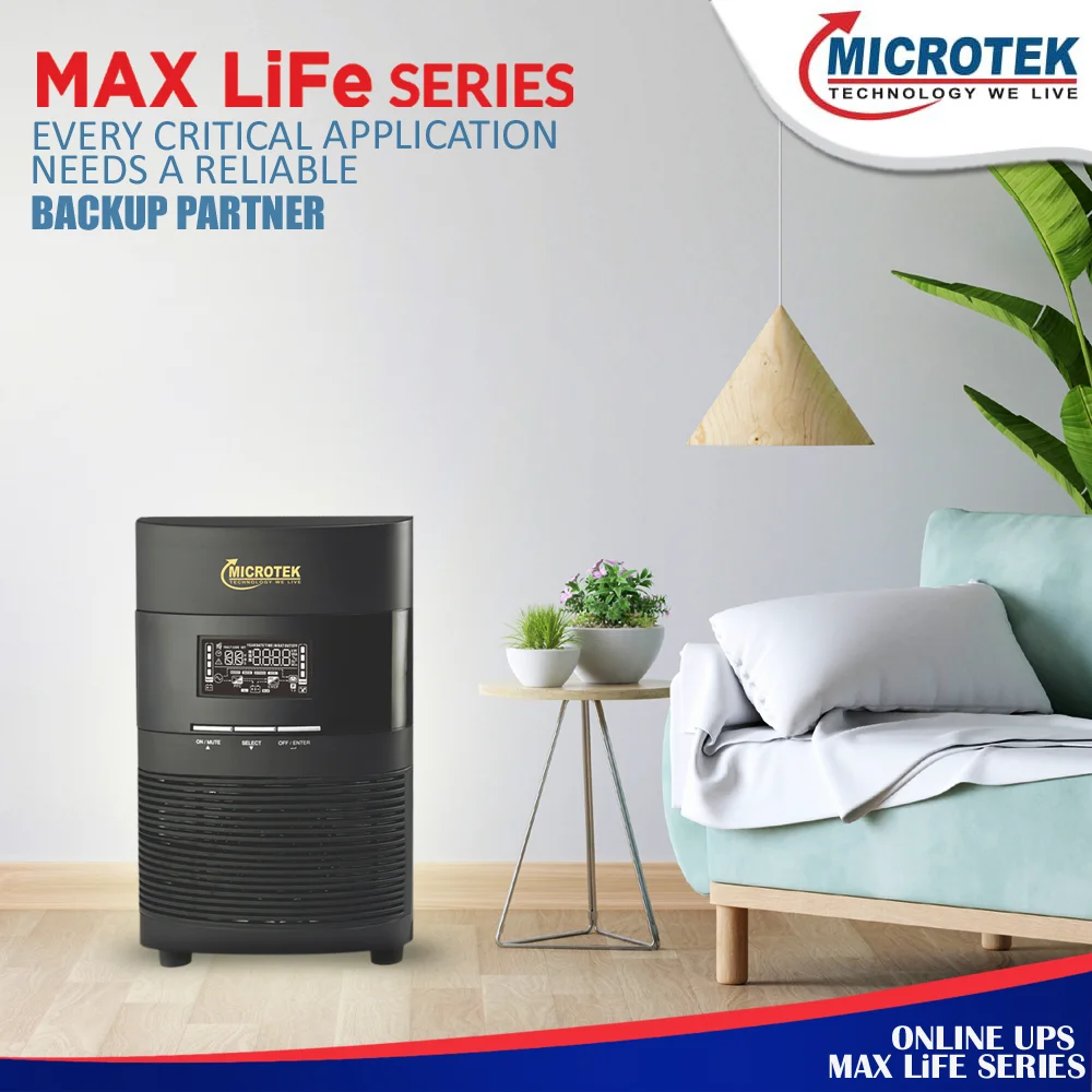 ON LINE UPS MAX LiFe 1KVA/48V + MPPT 20A